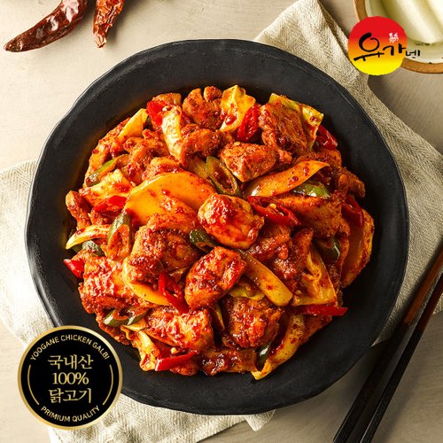 유가네 유가네 유가네 닭갈비 300g x 2팩