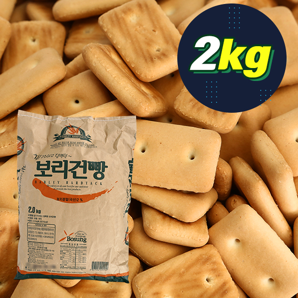 우성식품 우성식품 보리건빵 2kg 무 우성 대용량 과자 포대건빵 간식 엠티 축제 업소용