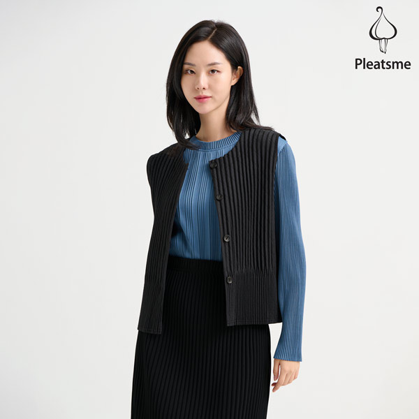 플리츠미 플리츠미 플리츠미 퀼팅 플리츠 크롭 PPVTF323003