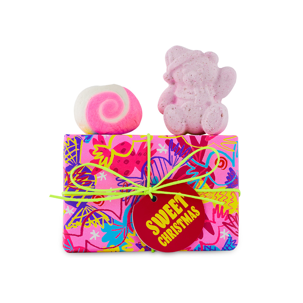 LUSH 버터베어 배쓰 밤 100g + 스노우 페어리 롤 버블 바 100g