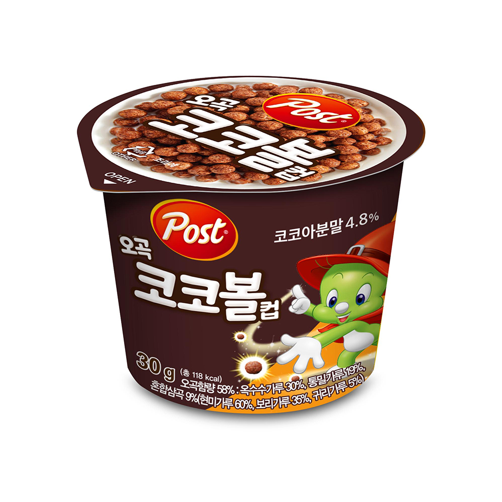포스트 오곡코코볼 컵 30g