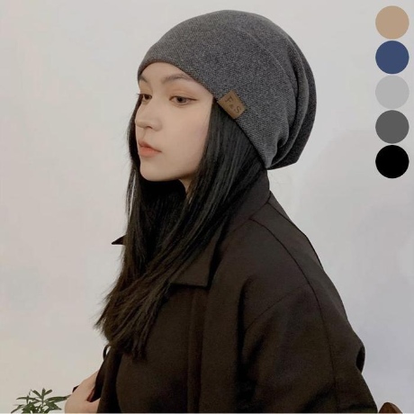 남녀 신축성 롱 면비니 간절기 스판 비니