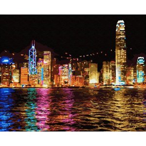 아트조이 100만불 야경 캔버스 명화그리기 40x50 퍼즐사랑