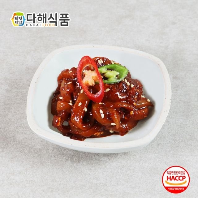 다해식품 녹차오징어젓 400g