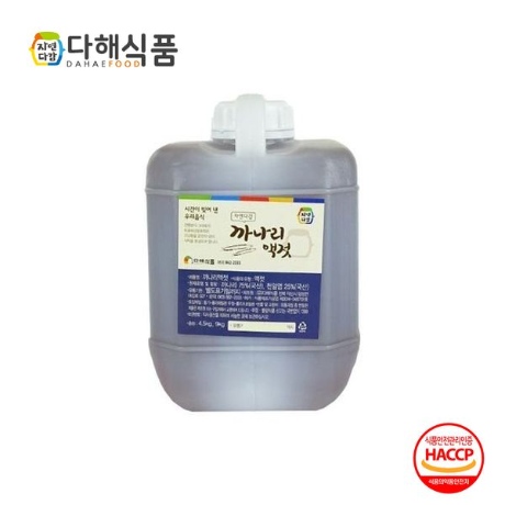 다해식품 까나리액젓 9kg