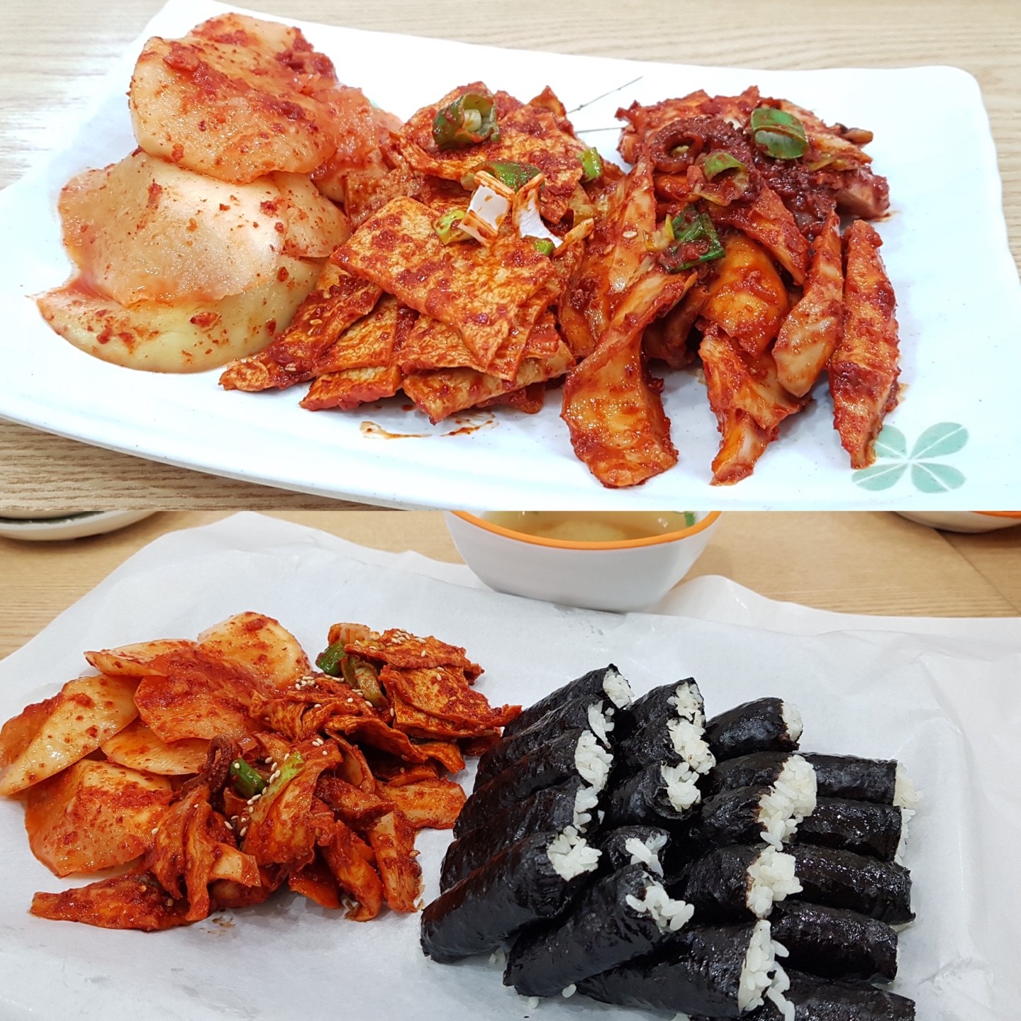 통영충무김밥 안무친반찬 세트 1개