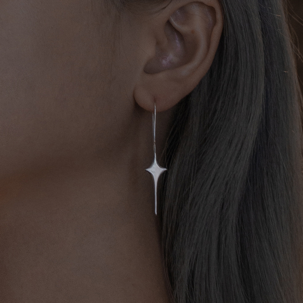 문라이트스톤 Daisy earrings light type