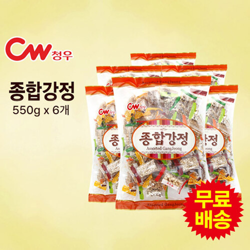 청우 종합 강정 550gx6개