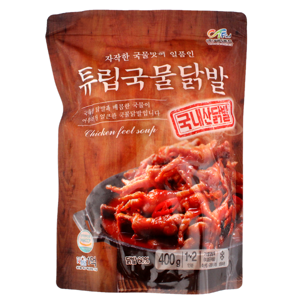 튜립국물닭발 400gX5팩 닭발 국물닭발 튜립닭발 제이엠푸드 천지농산