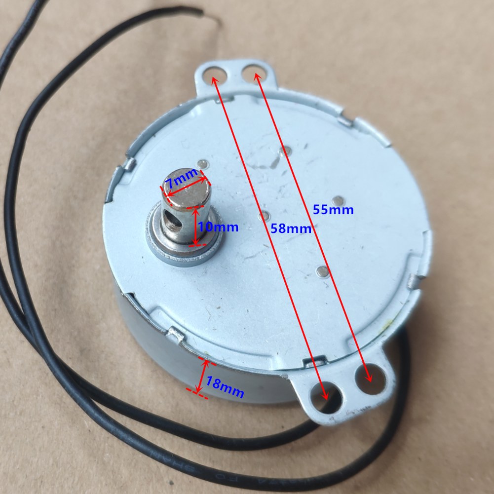 팬용 동기 모터 AC 모터 220V 2 5 rpm 3rpm S314R TYJ50-8A7