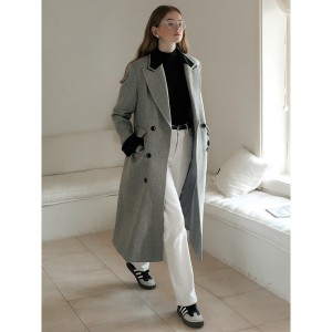 쎄무아듀 Cest Color contrasting long coat