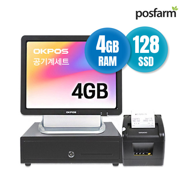 오케이포스 포스기 풀세트 공기계 POS 시스템 ZED-2
