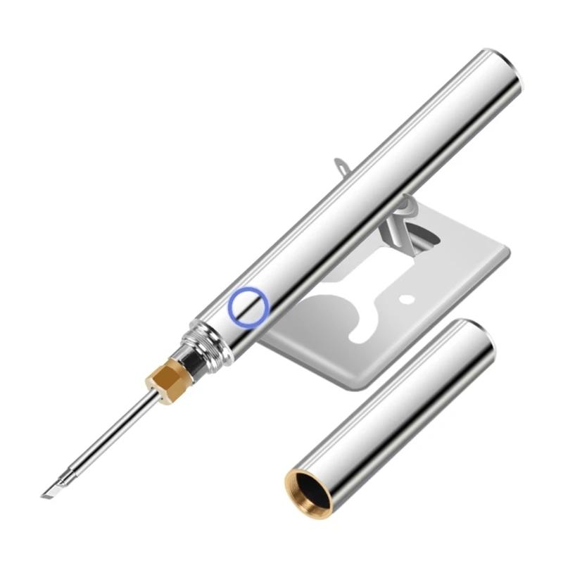 인두기 무선 납땜 인두 USB 충전식 미니 휴대용 키트 1개