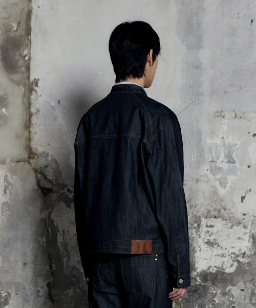 피스워커 남성용 Terso 바이커 자켓 M Raw Indigo M