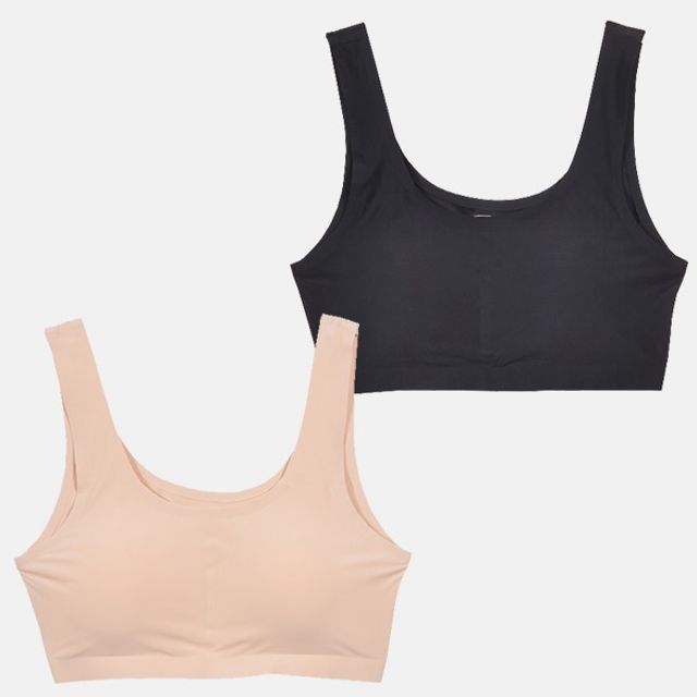 깔끔한 데일리 무봉제 런닝형 누디 스포츠 심리스 브