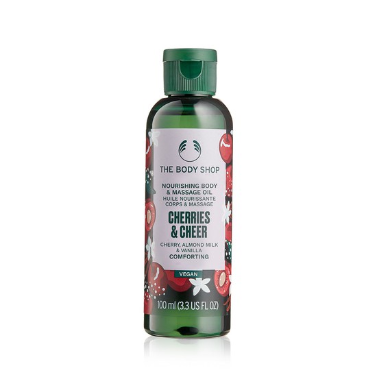 더바디샵 체리 앤 치어 너리싱 바디 앤 마사지 오일 100ml