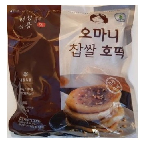혜성식품 오마니 전통찹쌀호떡 6개 60g