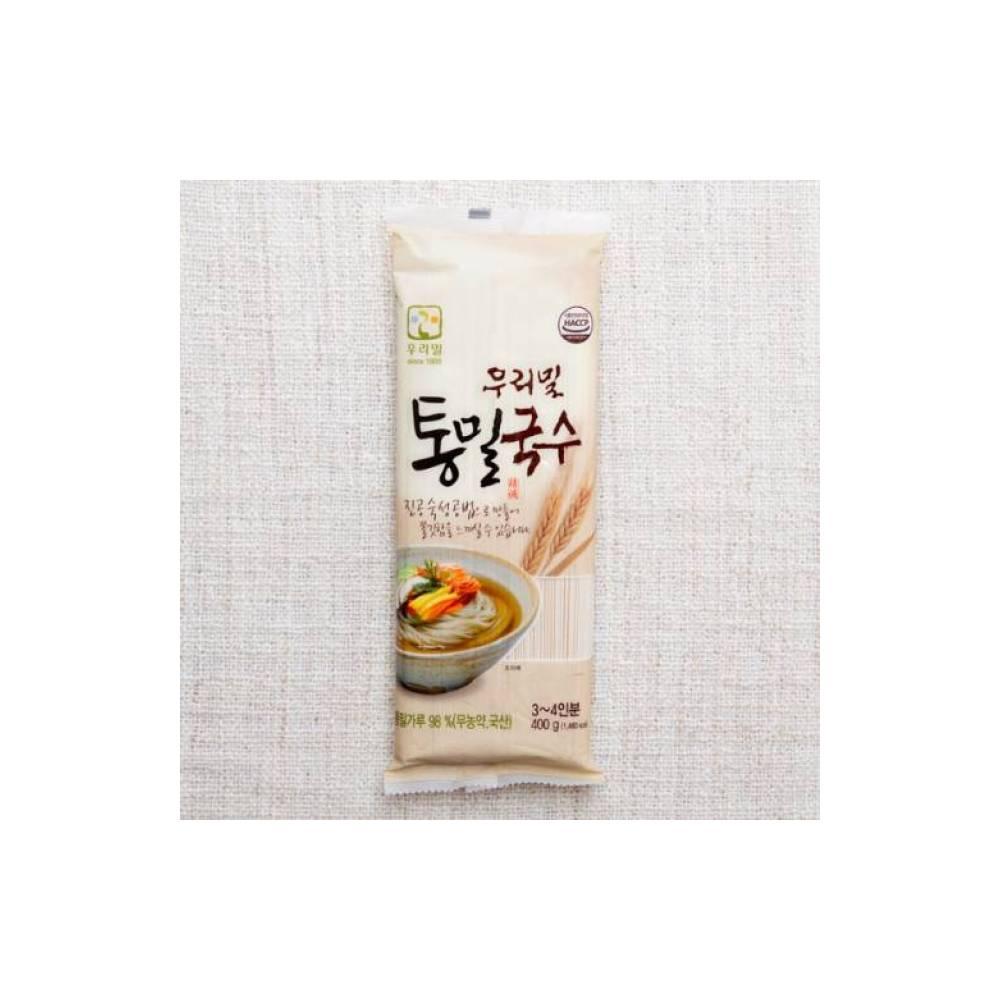 올가 올가 우리밀 통밀국수 400g 홈파티 자취 여름 야식 간식 400g