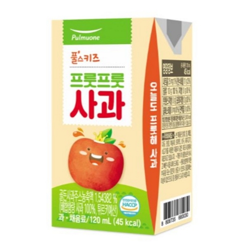 동원에프앤비 풀무원 프룻프룻 사과주스 120ml x 32개입