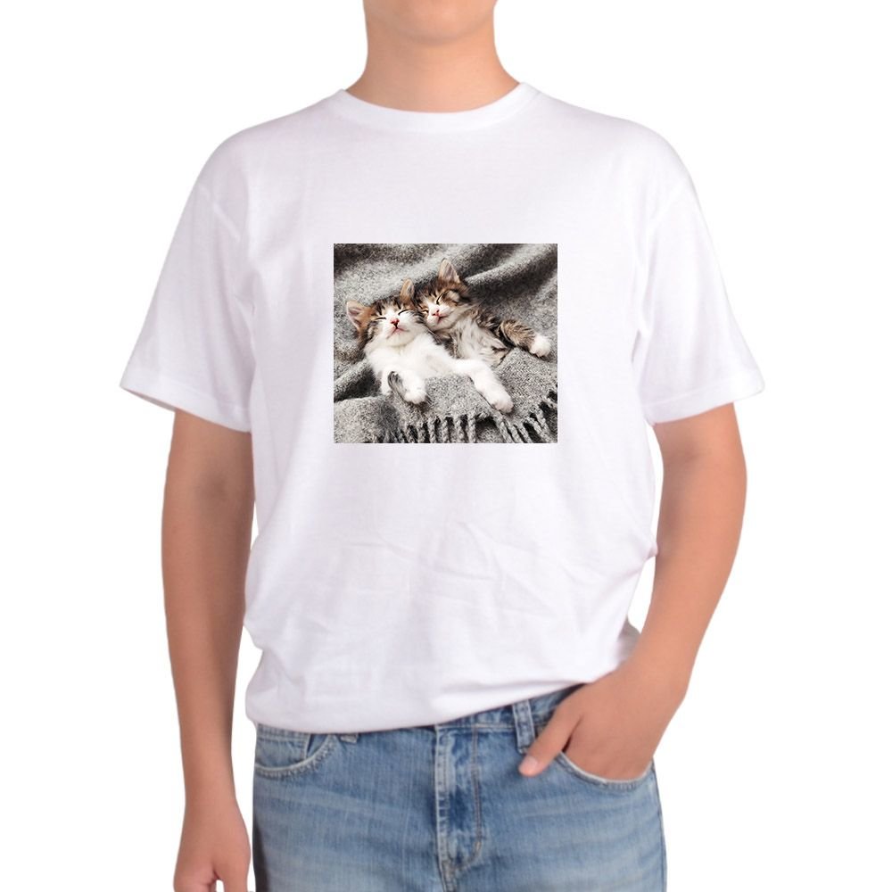 고양이 애완동물 샴고양이 고양이사진 그림 반팔티