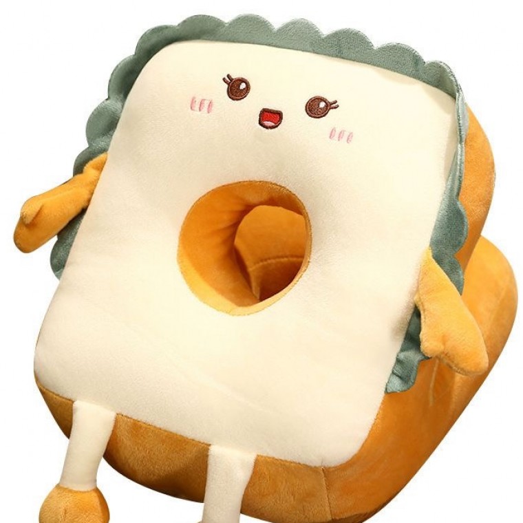 로한스 꿀식빵 낮잠베개 책상 쿠션 사무실 숙면 목베개