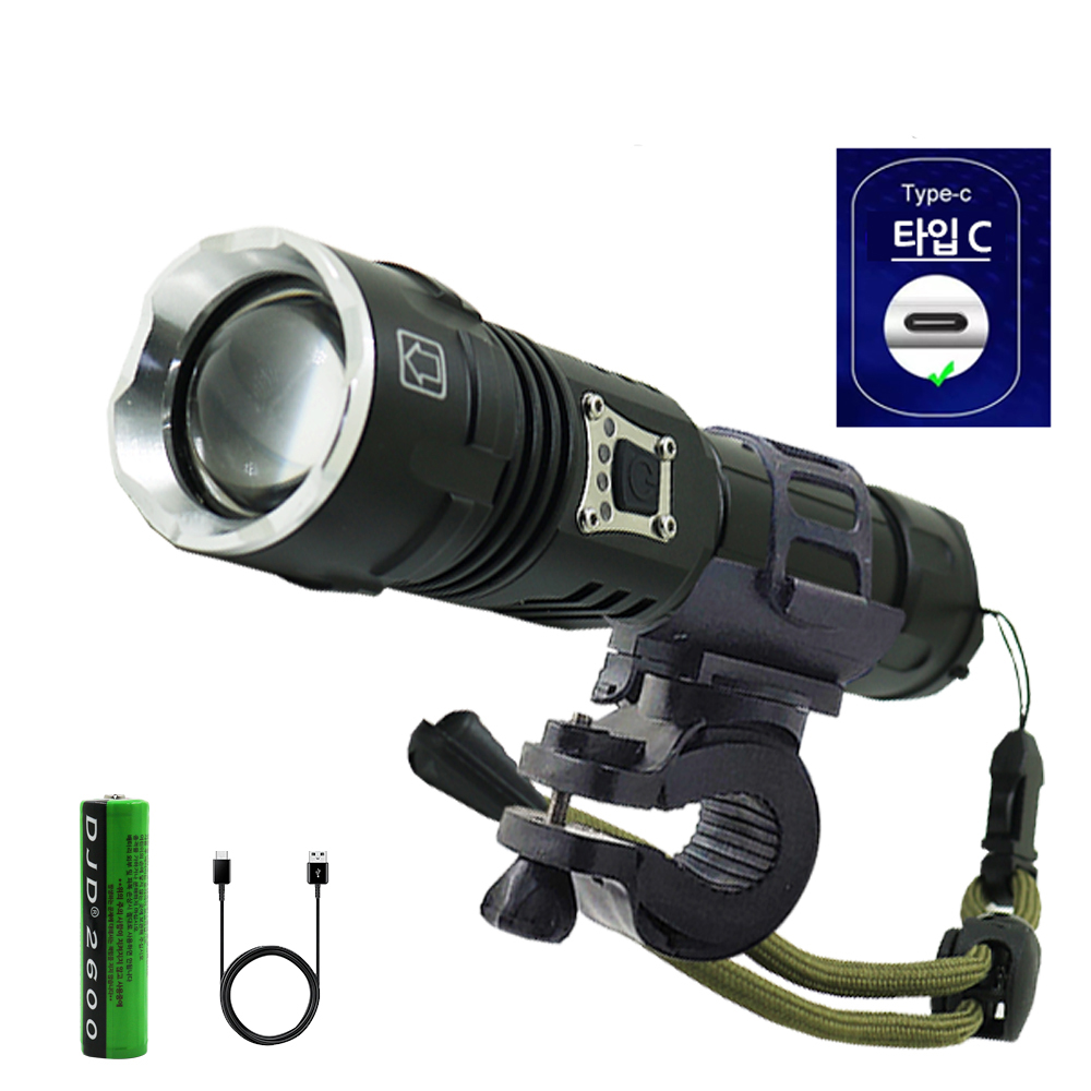 LED 자전거 전조등 랜턴 자전거라이트 XHP70 2