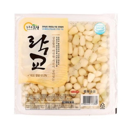 락교 식자재 늘푸른뜨락 2KG 절임류 반찬