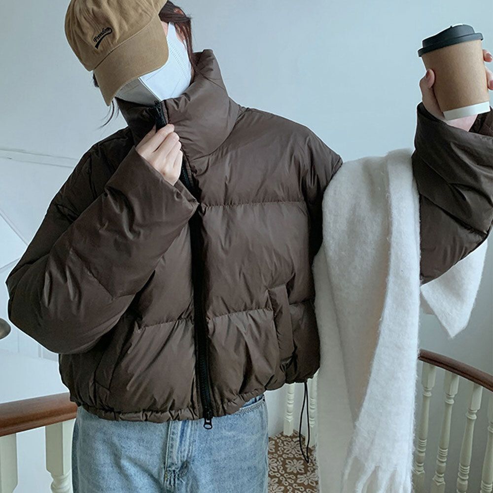 겨울 외출 데이트 코디 숏패딩 점퍼 캐주얼 여자 자켓