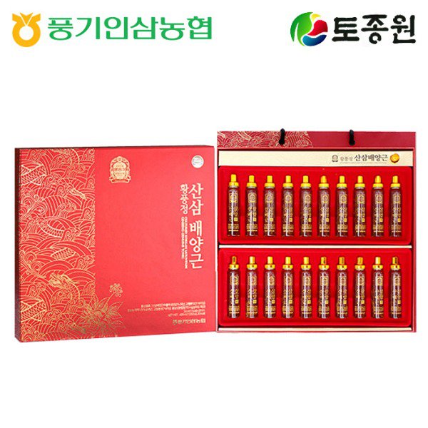 토종원 토종원 황풍정 산삼배양근 x20병 풍기인삼농협 5개