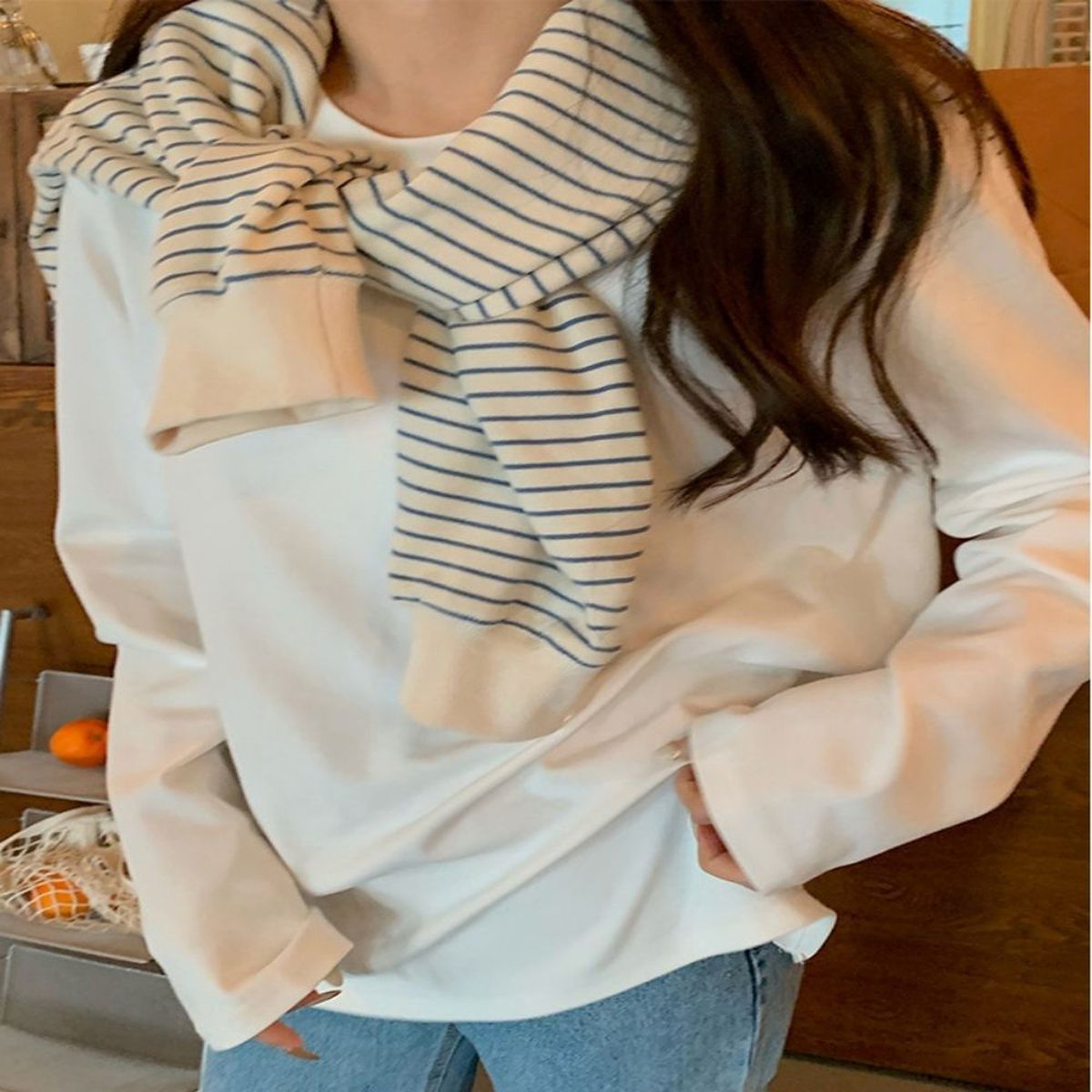줄무늬 스트라이프 긴팔티 단가라 티셔츠 맨투맨 봄