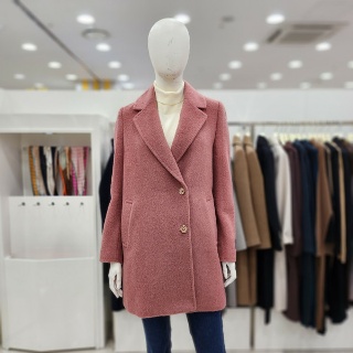 조이너스 여성 코트 23신상 알파카 모직 하프 롱 자켓 DW0WCH0200