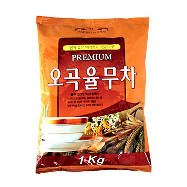 대호식품 오곡율무차 1kg 12개 자판기용 곡물차 오곡차 라떼