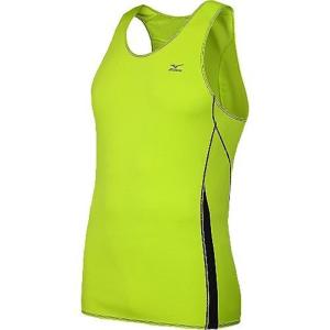미즈노 Mizuno 러닝 남성용 크리에이션 싱글렛 그린 Large