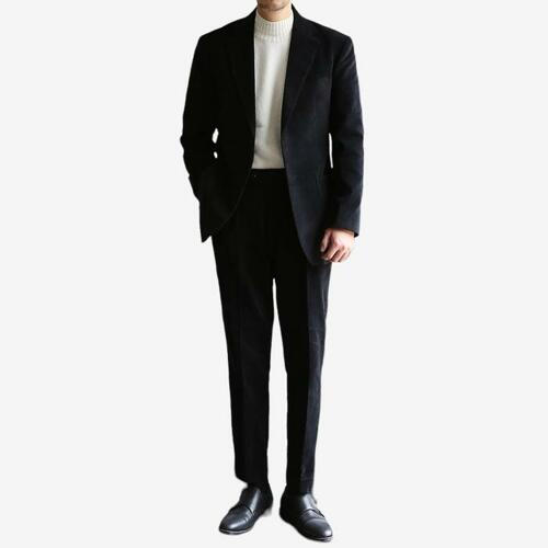 남자 블랙팬츠 세미정장 코듀로이 겨울 클래식 바지