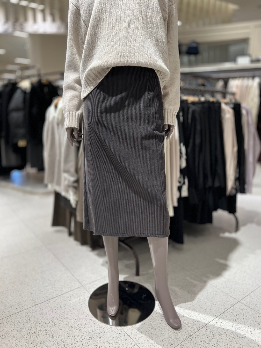 파슨스 Tipsy s Corduroy H line Skirt 파슨스 피 PW5RASK01