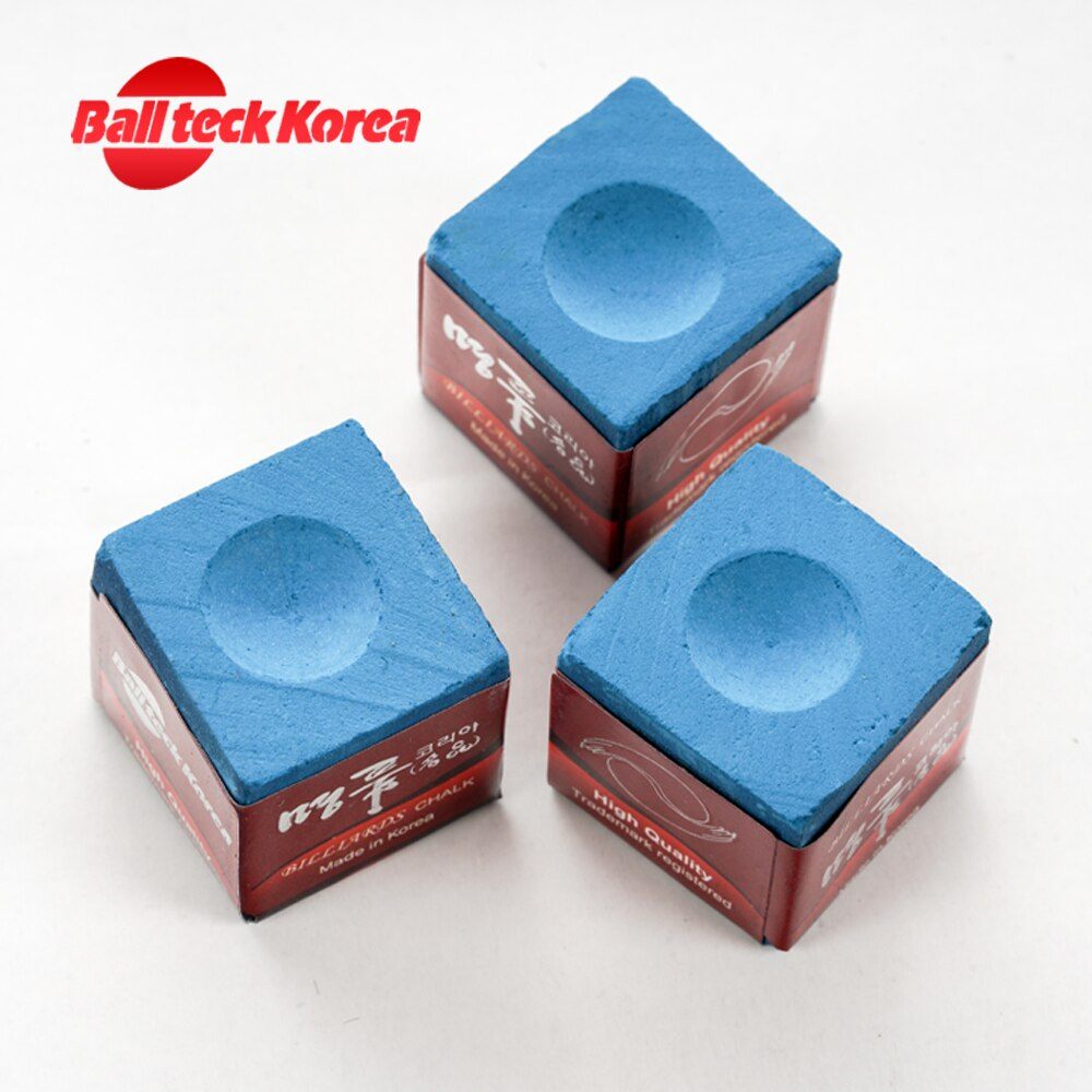 BallTeck 당구 초크 큐 스틱 전문 스누커 캐롬 내구성 액세서리 3 개