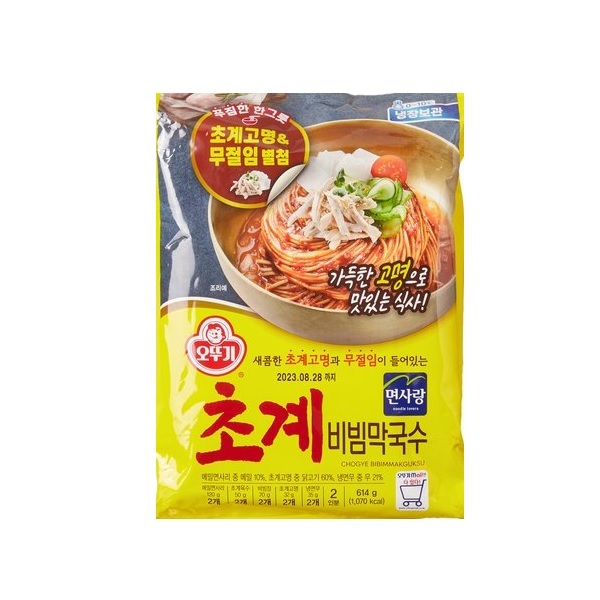 오뚜기 오뚜기 오뚜기 초계 비빔막국수 614G 1개 신선식품