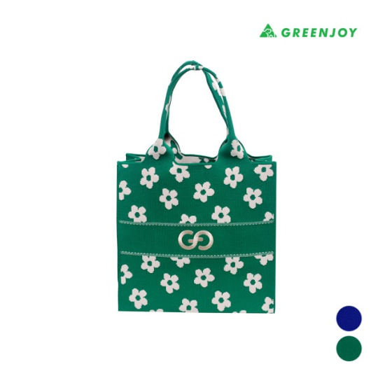 그린조이 그린조이 그린조이 여성 G로고 스몰플라워 JQD 에코백 G-Bag