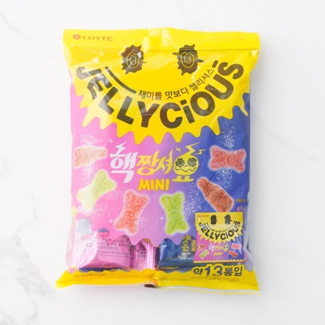 롯데웰푸드 롯데웰푸드 롯데웰푸드 메가마트 롯데웰푸드 젤리셔스 핵짱셔요 미니 벌크 195g