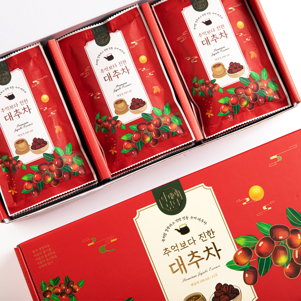 사계에담다 추억보다 진한 대추차 100ml x 15개입
