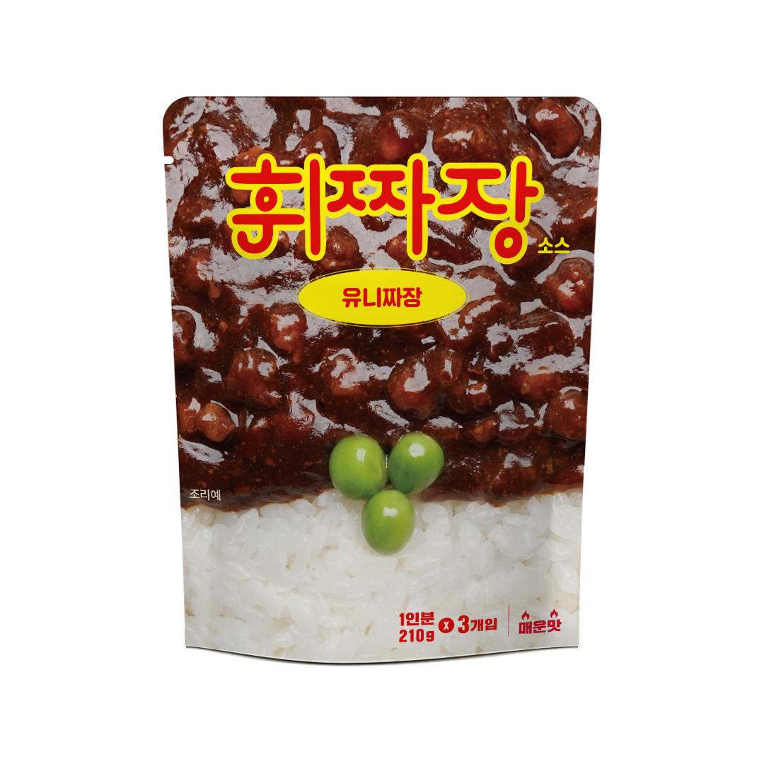 한국에스비식품 휘카레 유니짜장 매운맛 210g x 3개입