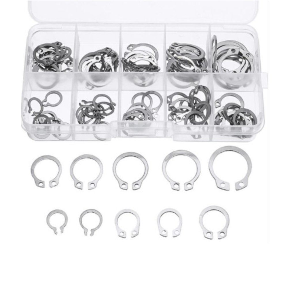 사이즈별 구성 스테인레스 304 스냅링 세트 250PCS