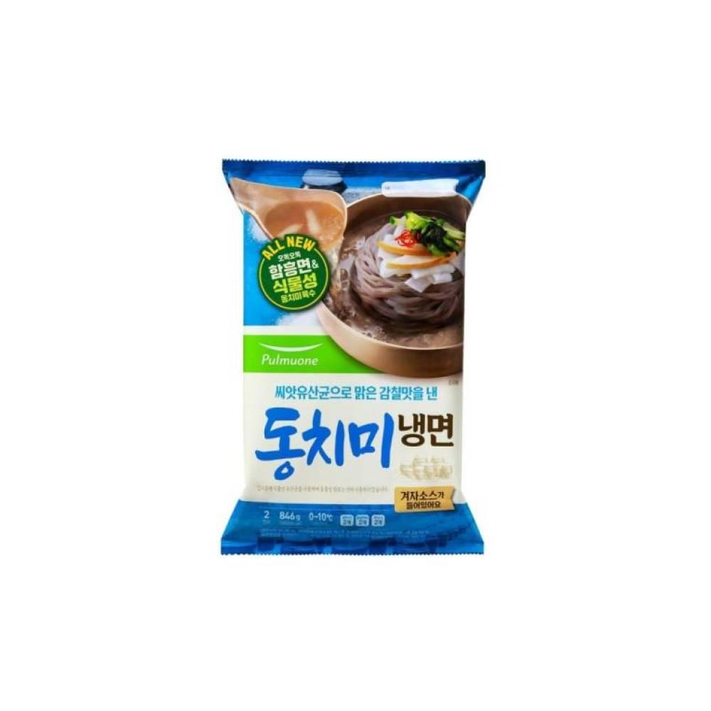 풀무원 풀무원 풀무원 삼겹살 돼지갈비 동치미냉면 2인분 846g 후식 캠핑 만두