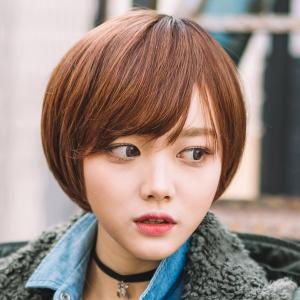 짧은 단발 머리 숏컷 착용감이 편한 고열사 여성 통가발 보이숏컷