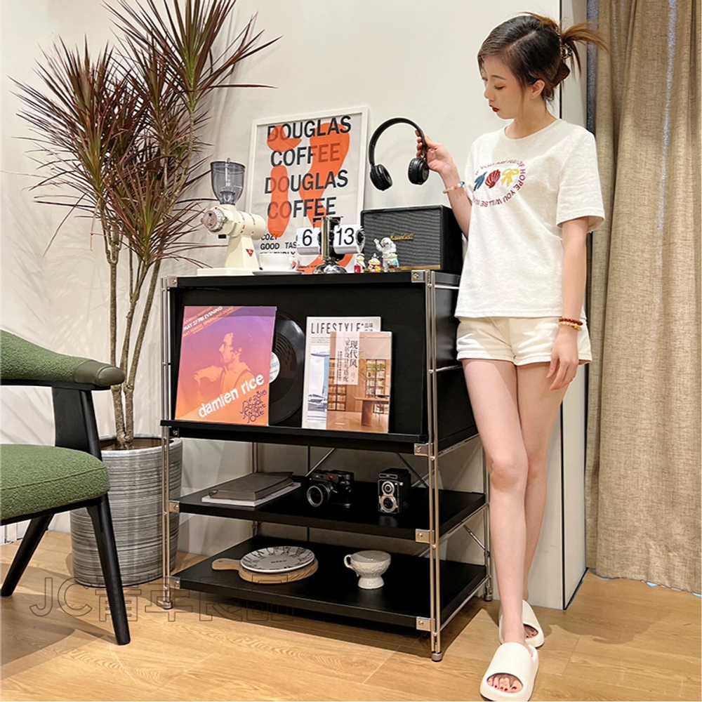LP수납장 레코드판 책장 스틸 장 LP장 바우하우스 책자 수납장 제품 제품 파손 불량 시 100 환불
