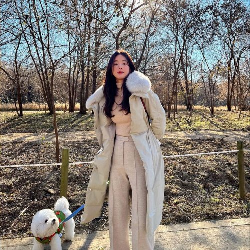 온앤온 온앤온 퍼 칼라 구스 다운 점퍼 NEP2XHB04