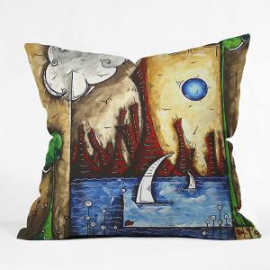 Deny Designs Madart Cast Over The City 장식용 쿠션 40 x 40