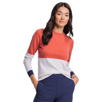 4190942 Southern Tide Color-Block Fireside Sweater