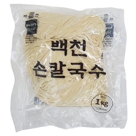 백천손칼국수 1KG백천제면 1개