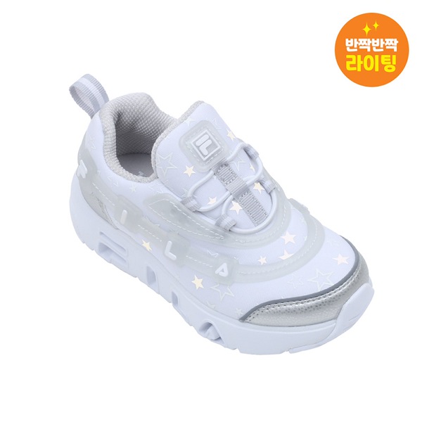 토박스 토박스 휠라 휠라키즈 꾸미라이트 LED 운동화 FLKCD1TSGU12